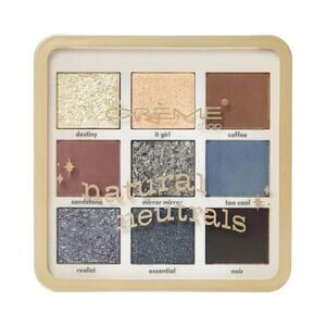 The Crème Shop Natural Neutrals 9 Color Palette Neutral Eyeshadow Palette 0.54oz